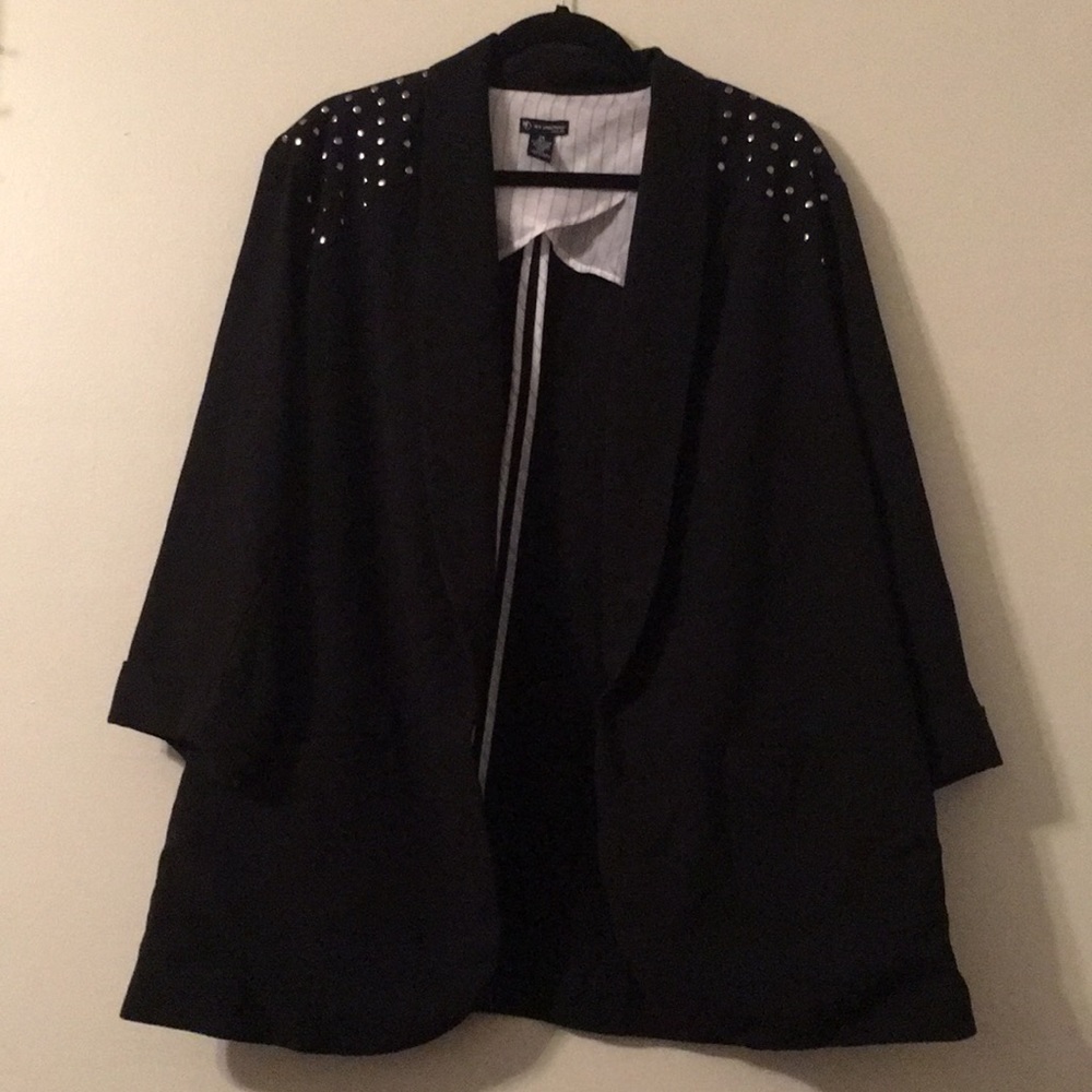 🍂🍁New Directions Embellished Black Blazer